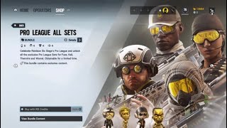 Y5S1 Pro League Set Bundles  Rainbow Six Siege [upl. by Adiari]