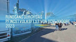 Volksfest Schwandorf Rundgang 2023 [upl. by Ardnac]