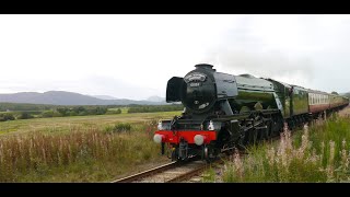 Flying Scotsman at Dalwhinnie [upl. by Aryk]