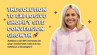 Shopify Store Website Optimization The Solution to Explosive Conversion Growth wout Your Developer [upl. by Eatnahs]