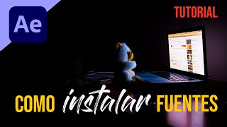 COMO Descargar FUENTES Para Adobe AFTER Effects ❗ GRATIS 2021 [upl. by Orvie]