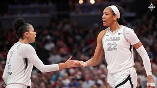 Las Vegas Aces vs Indiana Fever Highlights [upl. by Bonnice]