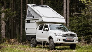 Toyota Hilux Camper im Test – Wie gut ist der Nestle Exkab 4s [upl. by Ecnerol230]