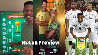 Nigeria v South Africa AFCON 2023 SEMIFINAL Match Preview How can Bafana Bafana win [upl. by Dnaleel]