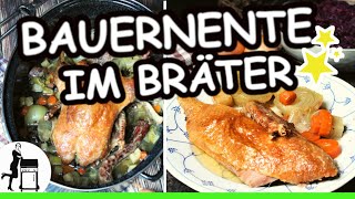 Ente im Bräter zubereiten  klassisches Rezept [upl. by Aerdnaz]