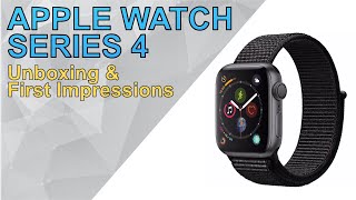 Apple Watch Series 4  Space Grey 44 mm  Unboxing and First Impressions [upl. by Craggie85]