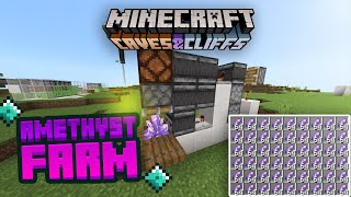 The EASIEST Amethyst Farm 118 Minecraft Bedrock   PE PS4 Xbox Switch Windows 10 [upl. by Lardner906]