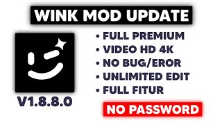 UPDATE‼️ wink mod apk terbaru 2024 no password and mobile legends [upl. by Eibbed]