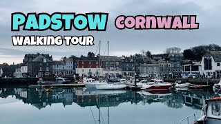 PADSTOWCornwallEnglandWalking tour of Padstow Harbour and beach [upl. by Alleirbag]