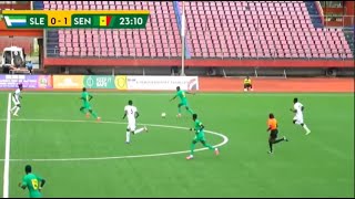 SENEGAL vs SIERRA LEONE  RESUME FINALE U20 [upl. by Nonrev715]