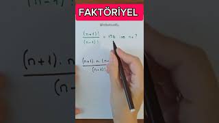 FAKTÖRİYEL faktöriyel [upl. by Yanttirb]