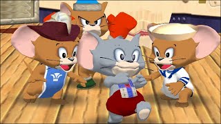 Tom and Jerry in War of the Whiskers HD Nibbles Vs Jerry Vs Jerry Vs Jerry Master Difficulty [upl. by Ydurt]