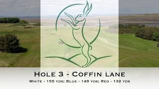 Craigielaw Golf Club  Hole 3  Fly By [upl. by Constantin535]