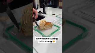 At this point I’m breathing wrong 😂 lifehack lifehacks lifehacks101 viralreel viralreels cake [upl. by Ainaznat]