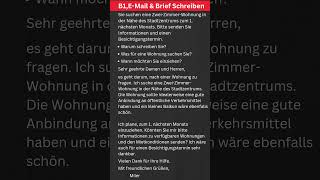 EMail Brief Schreiben B1 lernen Deutsch hören deutsch dailygermanlesson [upl. by Ahsinan]