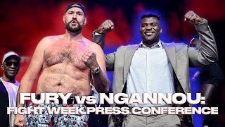 Tyson Fury vs Francis Ngannou Fight Week Press Conference [upl. by Kcirdez]