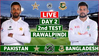 Pakistan vs Bangladesh 2nd Test Day 2 Live Scores  PAK vs BAN 2nd Test Live Scores amp Commentary [upl. by Alaekim]