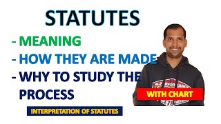 Statutes  How they are made  Why to Study  Interpretation of Statutes [upl. by Reel]