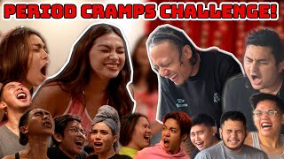 PERIOD CRAMPS CHALLENGE HAHA SOBRANG LAUGHTRIP  ZEINAB HARAKE [upl. by Ynnavoig]