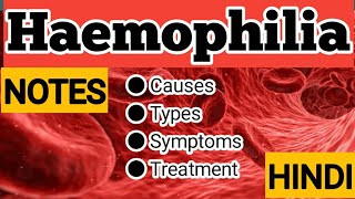 Haemophilia  Haemophilia A amp Haemophilia B  Causes  Symptoms  Treatment  Explanation with notes [upl. by Llehcnom]