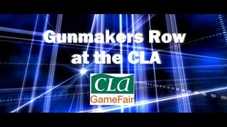 Gunmakers Row CLA GameFair  The Best New Guns Around Part 1 [upl. by Rosina]