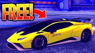 How To Get LAMBORGHINI HURACÁN For FREE In ROCKET LEAGUE [upl. by Nnylyram]