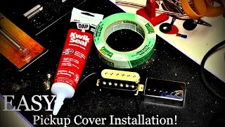 How to Install Humbucker Pickup Covers [upl. by Ydnil418]