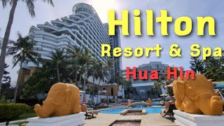 Walking Tour of Hilton Hua Hin Resort amp Spa  Beachfront Luxury in Thailand [upl. by Wendolyn516]