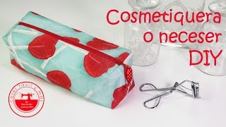 Cómo coser un neceser cosmetiquera o valisette cuadrados [upl. by Lamoree421]