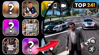 TOP 24 😱 Realistic GTA V Fan Made Games For Mobile That Will Blow Your Mind [upl. by Nichy]