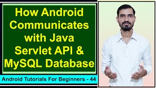 How Android Communicates with Java API and MySQL  Servlet API  Postman  Android Studio Hindi 44 [upl. by Michelle]