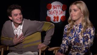 Jessica Rothe amp Israel Broussard  7 Speed Questions Happy Death Day 2U [upl. by Gnim709]