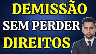 COMO PEDIR DEMISSÃO E NÃO PERDER DIREITOS  DICA VALIOSAS [upl. by Atiuqihs293]