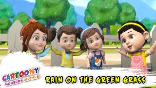 Rain On The Green Grass  Animated Nursery Rhymes For Children Song  Children Songs [upl. by Zsamot]