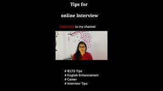 Online Interview Tips  Zoom Interview  shorts [upl. by Bamford451]