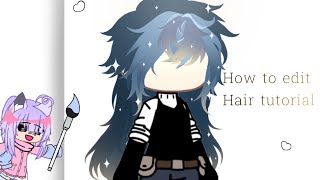 🪼Hair tutorial Ibispaint x gacha tutorial edit [upl. by Amedeo]