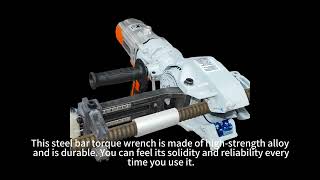 Electric steel bar torque wrench durable labor saving and efficient [upl. by Reitrac]