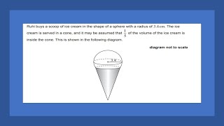 AI SL Problem 8 Paper 1 May 2023 TZ2 VolumeSurface area [upl. by Shanks47]