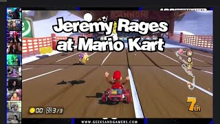 Jeremy Raging at Mario Kart  GampG Highlights [upl. by Teodorico]