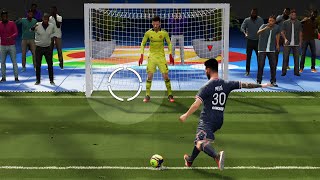 FIFA 22  PSG vs Manchester United  Penalty Shootout Volta Gameplay PS5 UHD 4K60FPS [upl. by Kiraa]