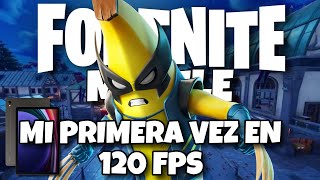 MI PRIMERA VEZ EN FORTNITE MOBILE A 120 FPS  SAMSUNG TAB S9 [upl. by Lebatsirc685]