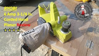 Ryobi 6 amp Electric Hand Planer review HPL52K [upl. by Ardnekat229]