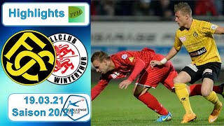 Highlights FC Schaffhausen vs FC Winterthur 190321 [upl. by Einej412]