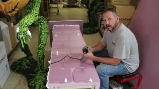 Foam Board making a Stone Pillar [upl. by Beryle]