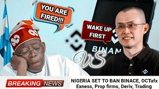 Nigerian govt blocks Binance OctaFX Coinbase others  Sell Your Coins Now binance [upl. by Rina]