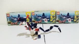 The dragonlego creator 31088 deep sea creatures3 sets [upl. by Laemaj]