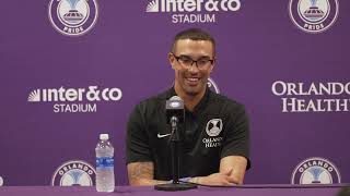 Seb Hines  PostGame Comments  Orlando Pride vs Kansas City Current NWSL Playoffs [upl. by Cassilda]