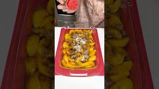 My mom taught me this easy dessert fall recipe easyrecipe dessert peach cake cooking [upl. by Ahsea]