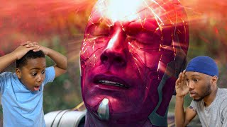 Scarlet Witch Kills Vision REACTION Vision Death Scene  Avengers Infinity War [upl. by Ettelrahc]