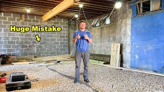 Restoring A 7000 Mansion We Made A Mistake Building The Basement [upl. by Nivaj]